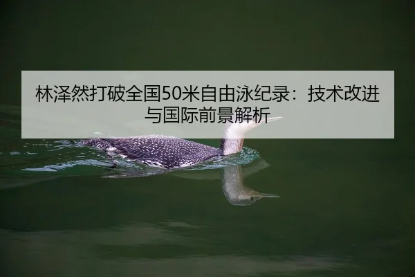 林泽然打破全国50米自由泳纪录：技术改进与国际前景解析